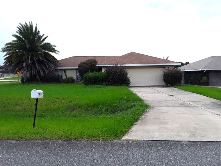 A Florida home we purchased in Belleview